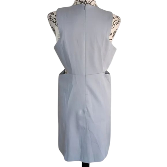 ba&sh Jolia Dress Coquette NYE Women 8 L Blue Cut Out Sleeveless New With Tags - Picture 4 of 15